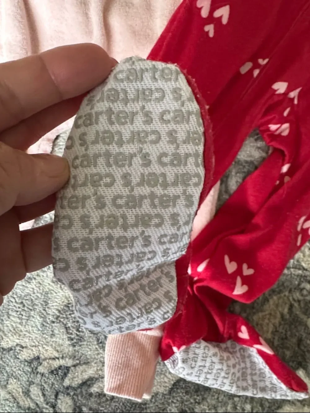 Carters hand me